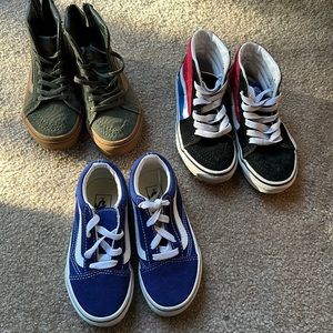 Vans Boys size 10.5 toddler